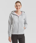 Women's premium 70/30 hooded sweatshirt jacket