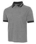 JB's  BIRDS EYE POLO   CHARCOAL - S