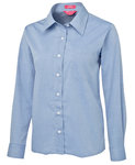 JB's  LADIES ORIGINAL L/S FINE CHAMBRAY SHIRT  LT BLUE- 06