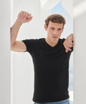 Men's feel good stretch v-neck t-shirt