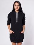 5398 California Fleece Pullover Raglan Hoody Dress