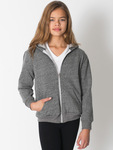 MT297 Youth Salt and Pepper Zip Hoody