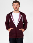 MT497 Salt and Pepper Zip Hoody