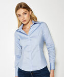 Women's corporate Oxford blouse long-sleeved (tailored fit)