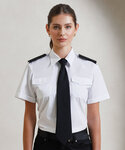 Women's short sleeve pilot blouse