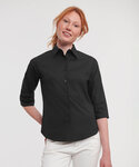 Women's ¾ sleeve easycare fitted shirt