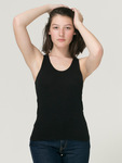 6308 Sheer Jersey Racerback Tank