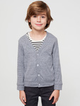 BR100 Toddler Tri-Blend Rib Cardigan