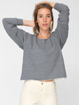 HVT316 Heavy Terry Athletic Crop Sweatshirt