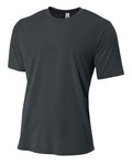 Men's Shorts Sleeve Spun Poly T-Shirt