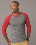 Triblend Three-Quarter Raglan Baseball T-Shirt