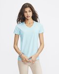 Garment-Dyed Women’s Midweight V-Neck T-Shirt