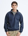 Garment-Dyed Quarter Zip Sweatshirt