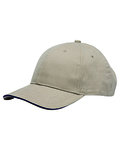 100% Brushed Cotton Twill Structured Sandwich Cap