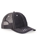 Herringbone Contrast Stitch Trucker Cap