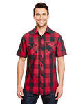 Mens Buffalo Plaid Woven Shirt