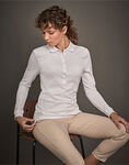 Ladies' Luxury Long Sleeve Stretch Polo