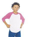 Youth 50/50 Poly/Cotton Three-Quarter Sleeve Tee