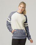 Women's Cozy Contrast Fleece Pullover