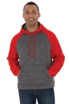 ATC™ DYNAMIC HEATHER FLEECE TWO TONE HOODED SWEATSHIRT