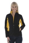 COAL HARBOUR® EVERYDAY COLOUR BLOCK WATER REPELLENT SOFT SHELL LADIES' JACKET