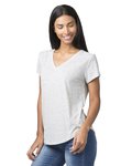 Women's Snow Heather V-Neck T-Shirt