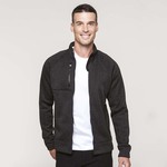 Full-zip heather jacket