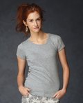 Women's 1×1 Baby Rib Scoop T-Shirt