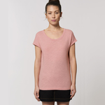 Women's Stella Rounders slub rolled sleeve slub t-shirt (STTW112)