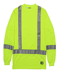 Men's Hi-Vis Class 3 Performance Long Sleeve Pocket T-Shirt