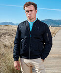 Men's padded bomber