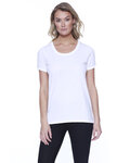 Ladies' Cotton/Modal Open Shoulder