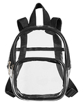 Unisex Clear PVC Mini Backpack