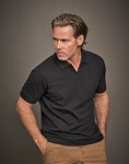 Men's Luxury Stretch V-Neck Polo