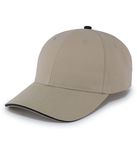 Brushed Twill Cap With Sandwich Bill