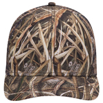 OTTO CAP Mossy Oak Camouflage Superior Polyester Twill 6 Panel Low Profile Mesh Back Baseball Cap