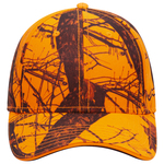 OTTO CAP Mossy Oak Camouflage Superior Polyester Twill Sandwich Visor 6 Panel Low Profile Baseball Cap