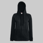 Fruit of the Loom Lady Fit Lightweight Zip Hooded Sweatshirt