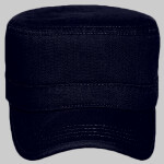 OTTO Garment Washed Superior Cotton Twill Binding Trim Visor Military Cap