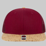 OTTO CAP "OTTO SNAP" 6 Panel Mid Profile Mesh Back Trucker Snapback Hat