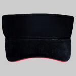 OTTO Brushed Bull Denim Sandwich Visor Sun Visor