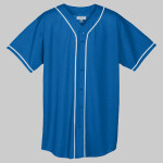 Youth Wicking Mesh Button Front Jersey