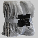 Faux Fur Sherpa Blanket